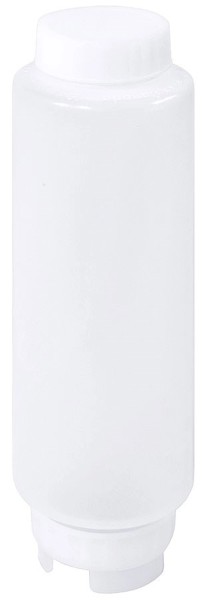 Saucenflaschen aus PP weiss, 21x7 cm - 0.6l