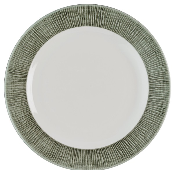 Bamboo Spinwash Alpine Teller halbtief Fahne schmal 27.5cm