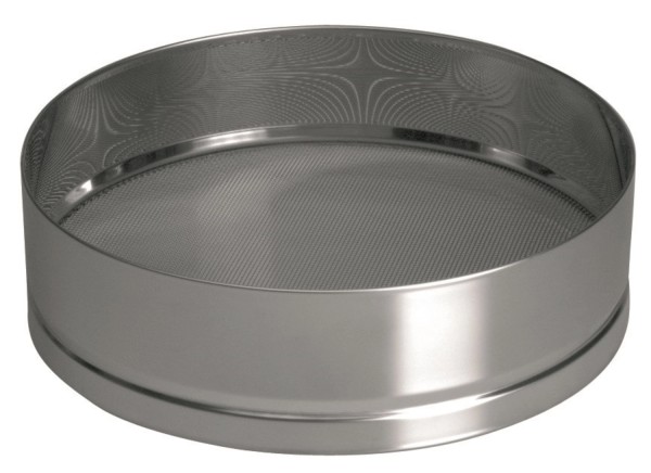 Edelstahlsieb Semmelmehl 30cm Lochung 3.35x2.15mm