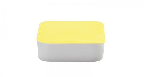 Küchenfreunde gelb Frischebox 1.2 lt / 18x18 cm