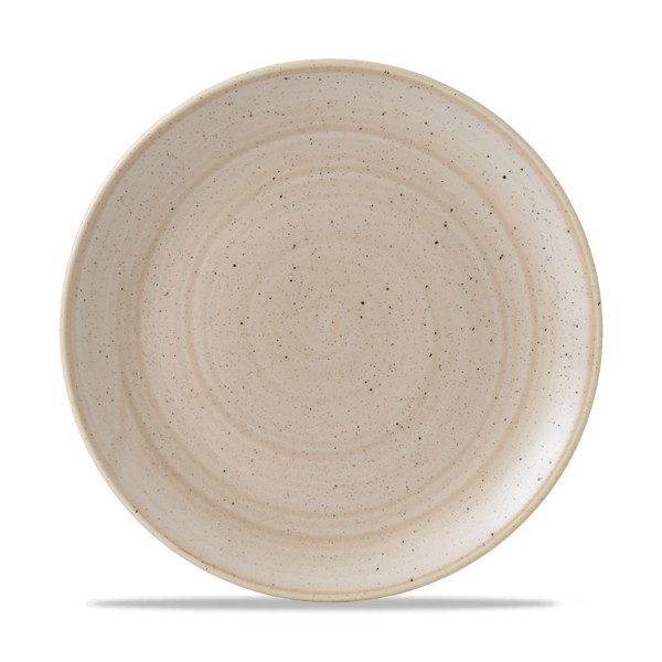 Stonecast Nutmeg Cream Coupe Teller flach 26cm