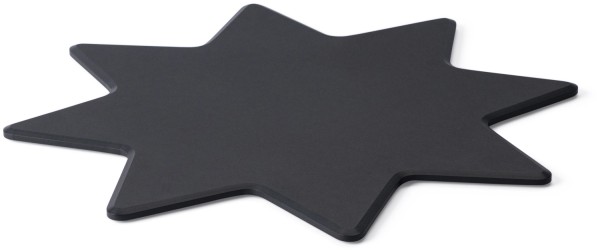 Duracore Servierbrett Stern schwarz D:33.5cm