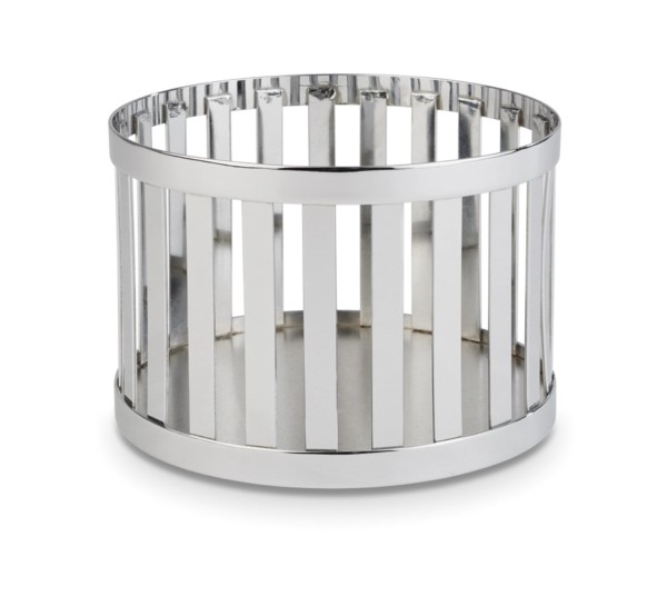 Korb/Ständer D15cm H10.5cm Chrom