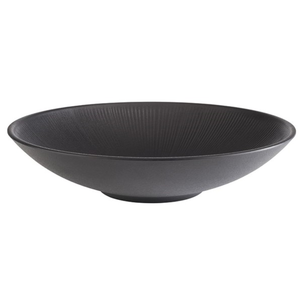 Nero Schale D30cm H7cm Melamin schwarz