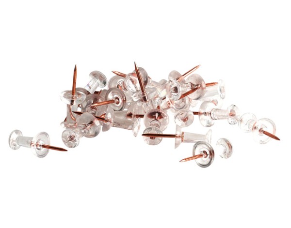 Pinnadeln roségold 25Stück