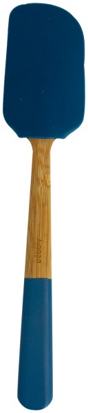 Spachtel flexible 25cm Bambus Silikon royal blue