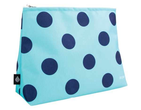 Necessaire L dots ocean blue