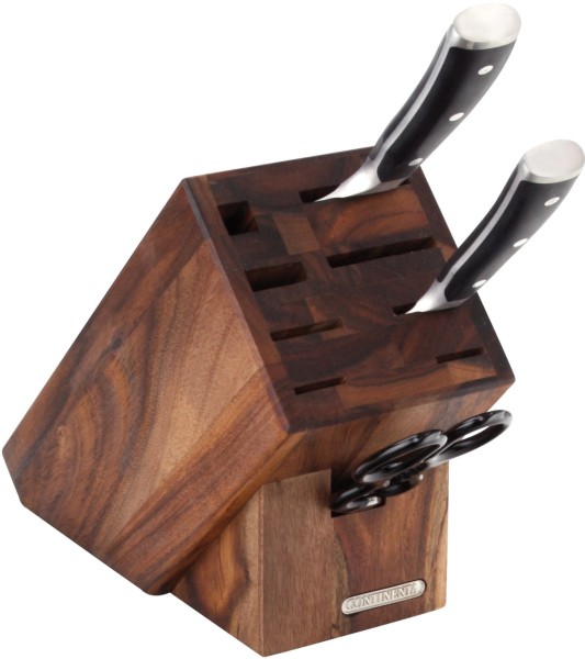 Akazie Messerblock 8er 22x11.5x22cm