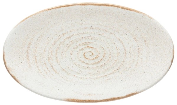 Vermont Platte oval 21.9x12.7cm H1.6cm cream