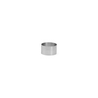 Backform perforiert rund D7.5cm H4.5cm Edelstahl