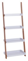 Leiter Regal 4Tablare weiss