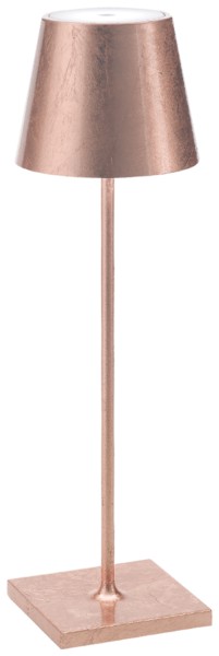Poldina Pro Tischlampe 11.1x38cm copper leaf