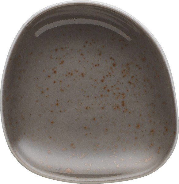 Pottery Unique Darkgrey Schälchen asymmetrisch 9cm