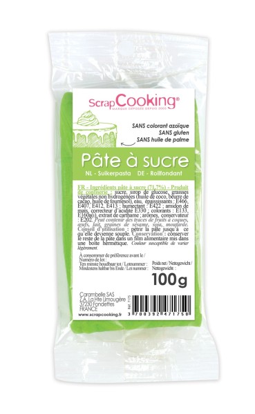 Zuckerpaste hellgrün 100g