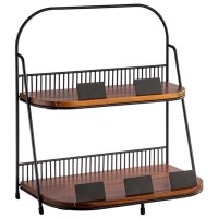2-stufige Etagère 35,5x21cm, H40cm