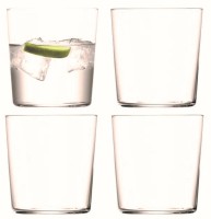 4er Set Gio Trinkbecher mittel 390ml transparent