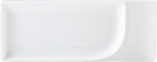 Fine Dining Platte rechteckig 20x9cm