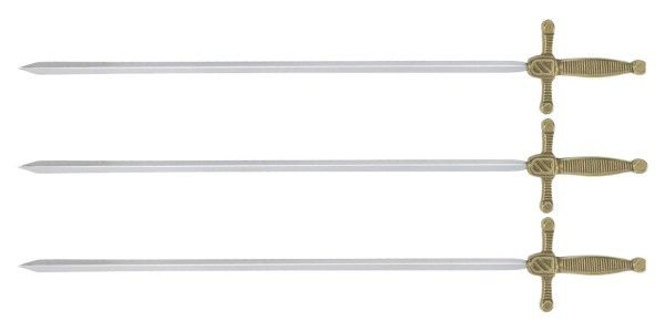 Schaschlikspiesse Schwert 3-tlg., 32x4.5x1.5cm