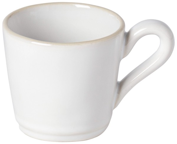 Beja Kaffeetasse 8.7x6.5 H5.9cm 8cl weiss-creme