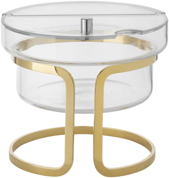 Decò Cerealienbehälter vergoldet 3L H21 cm