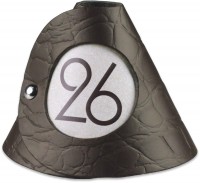 Tischnummer braun Kroko 10er-Set
