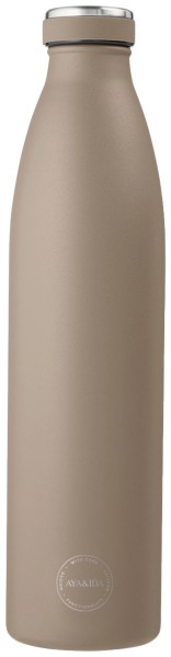 Trinkflasche 1000ml Dusty Brown