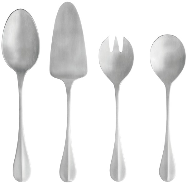 Nau Servierset 4tlg gebürstet