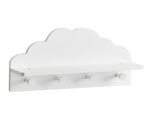 Wandgarderobe Wolke weiss