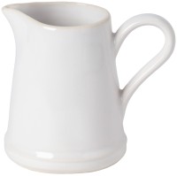 Beja Milchkännchen 10.7x7.6 H9cm 19cl 18.5cl weiss-creme