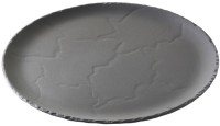 Basalt Teller rund D32cm matt schieferoptik
