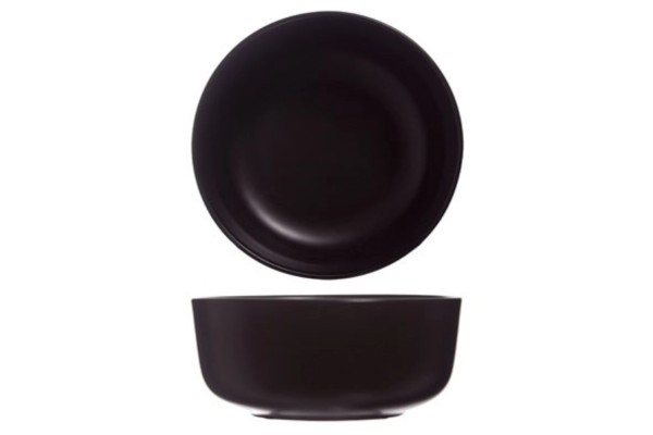 Okinawa Schüssel, schwarz, D 15cm H 6.8cm