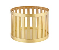 Korb/Ständer D15cm H10.5cm Gold