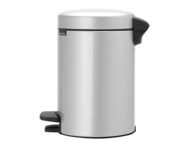 Treteimer metallic grey 3l