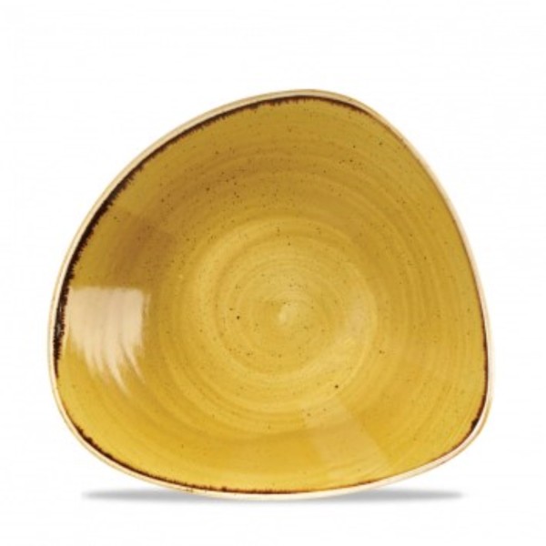 Stonecast Mustard Triangel Schüssel 18.5cm