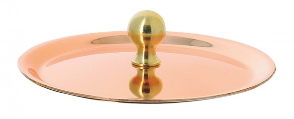INOCUIVRE Deckel KupferEdelstahl Ø12cm mit Messinggriff