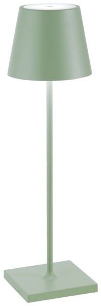 Poldina Pro Tischlampe 11.1x38cm sage green