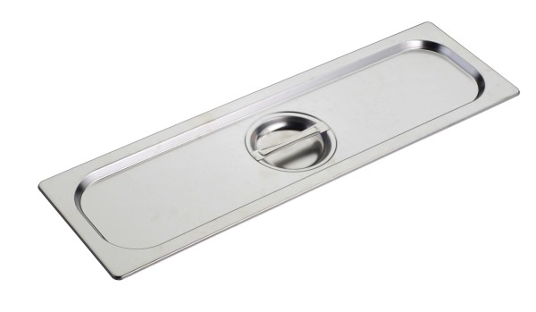 GN Deckel 2/4 Edelstahl