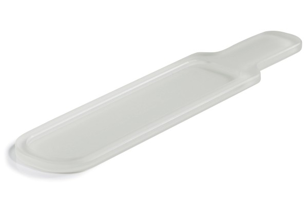 Ice Platte mit Griff 30x7x1cm weiss Nacryl