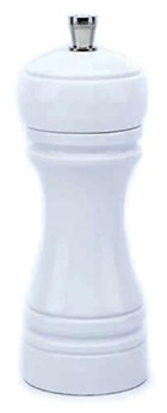 Java Salzmühle weiss glänzend 14cm