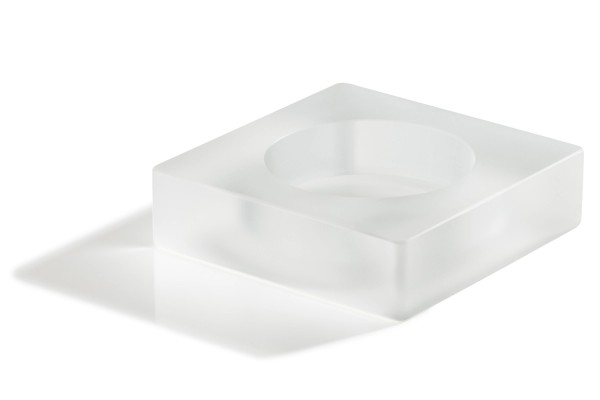 Ice Gourmet Kubus 300ml D10cm 15x15x4cm weiss Nacryl