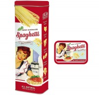 Spaghetti Aufbewahrungsdose, 10x7x29cm, rot