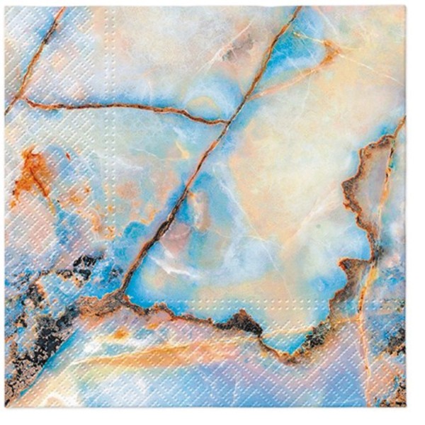 Servietten Lunch 20x Colorful Stone, 33x33cm