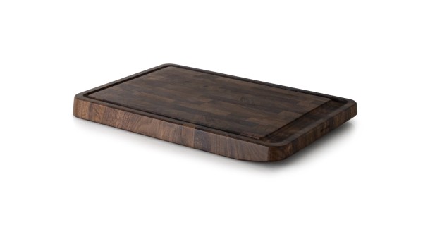 Walnuss Stirnholz Tranchierbrett 42x29x3.5 cm
