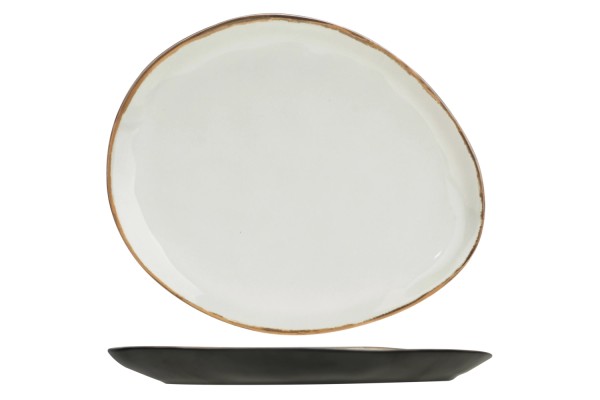Plato Teller oval Melamin, 19.5x16.5x2cm