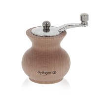 Boogie Salzmühle aus Holz hell 7cm