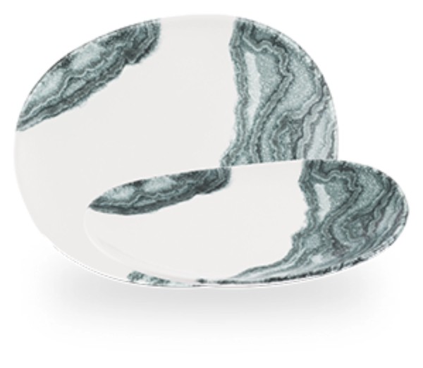 Tide Black Organic Opal Teller 18.5cm