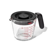 GG Messbecher 500ml Glas mit Silikondeckel