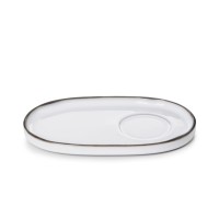 Caractère Gourmet Untertasse kumu. weiss