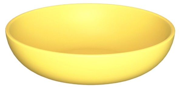 Schale 18cm gelb