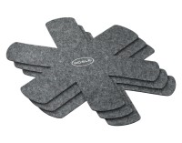 Pfannenschutz 3St. grau ø 40